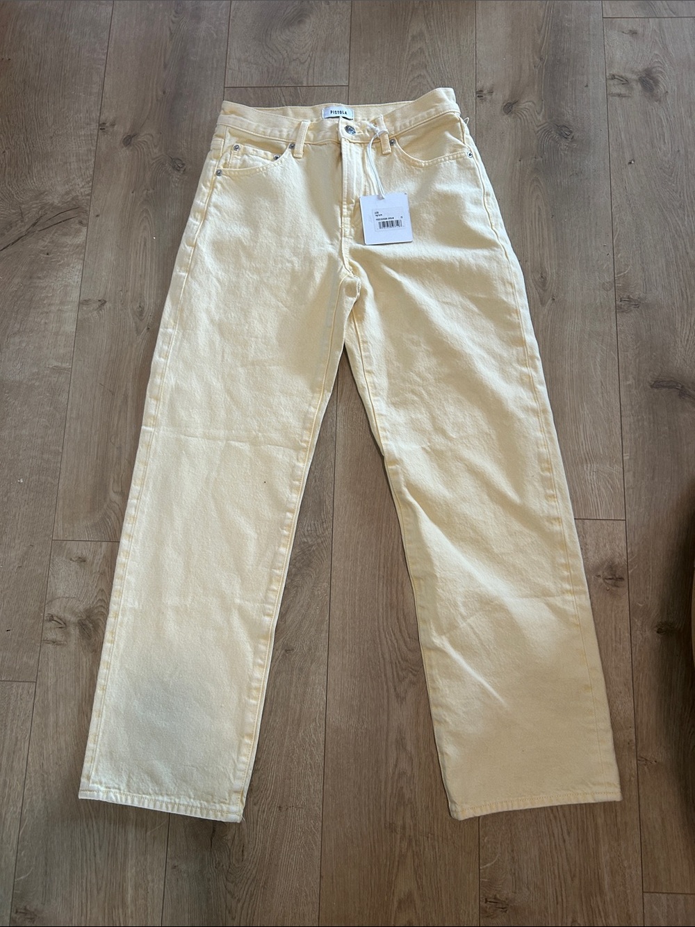 Pistola Lexi Women Jeans in Pale Yellow - Picture 4 of 8